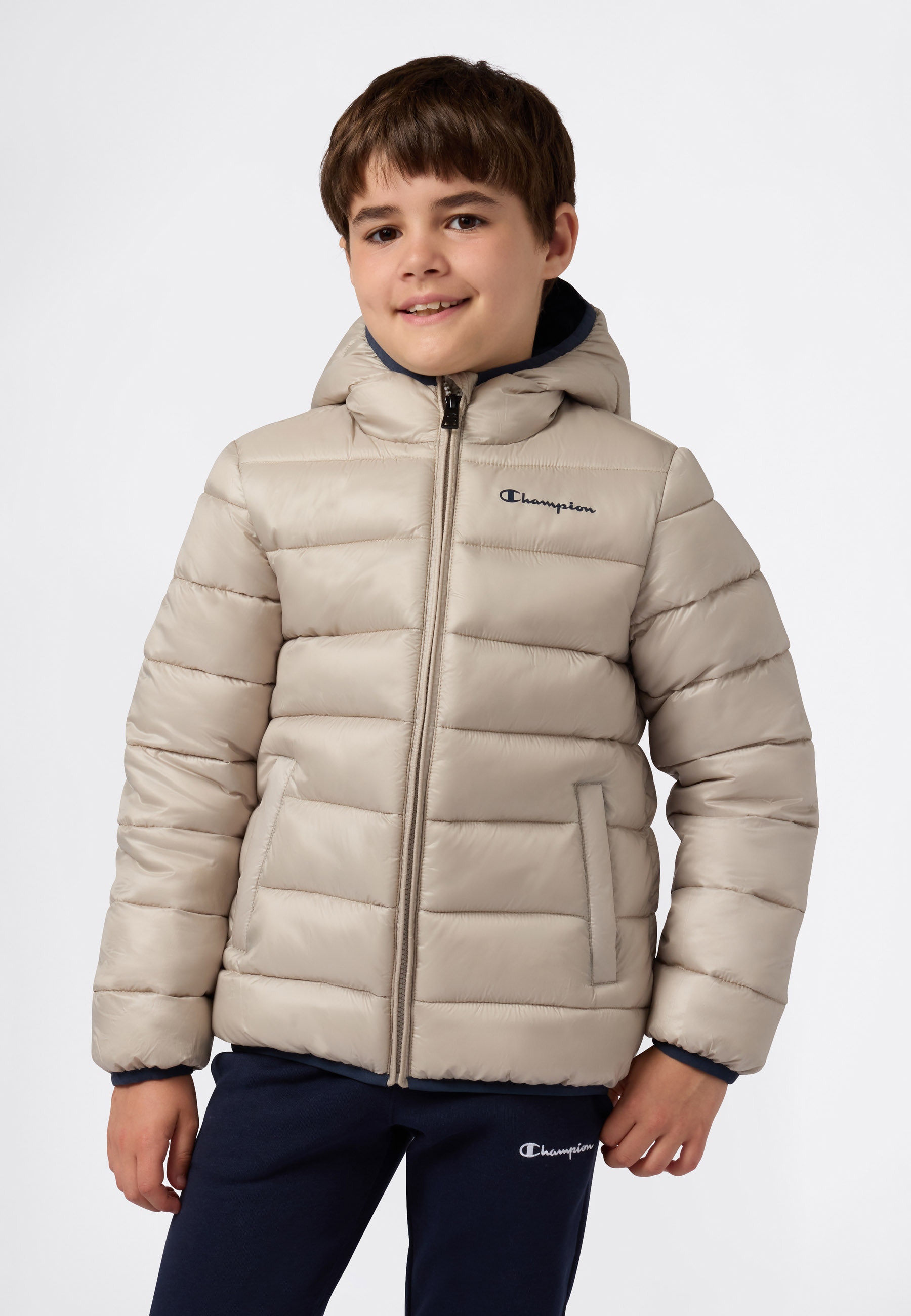Steppjacke CHAMPION "Light Outdoor Jacket", Kinder, Gr. XL, ncb, nny, nny, Obermaterial: 100% Polyester, Jacken Image