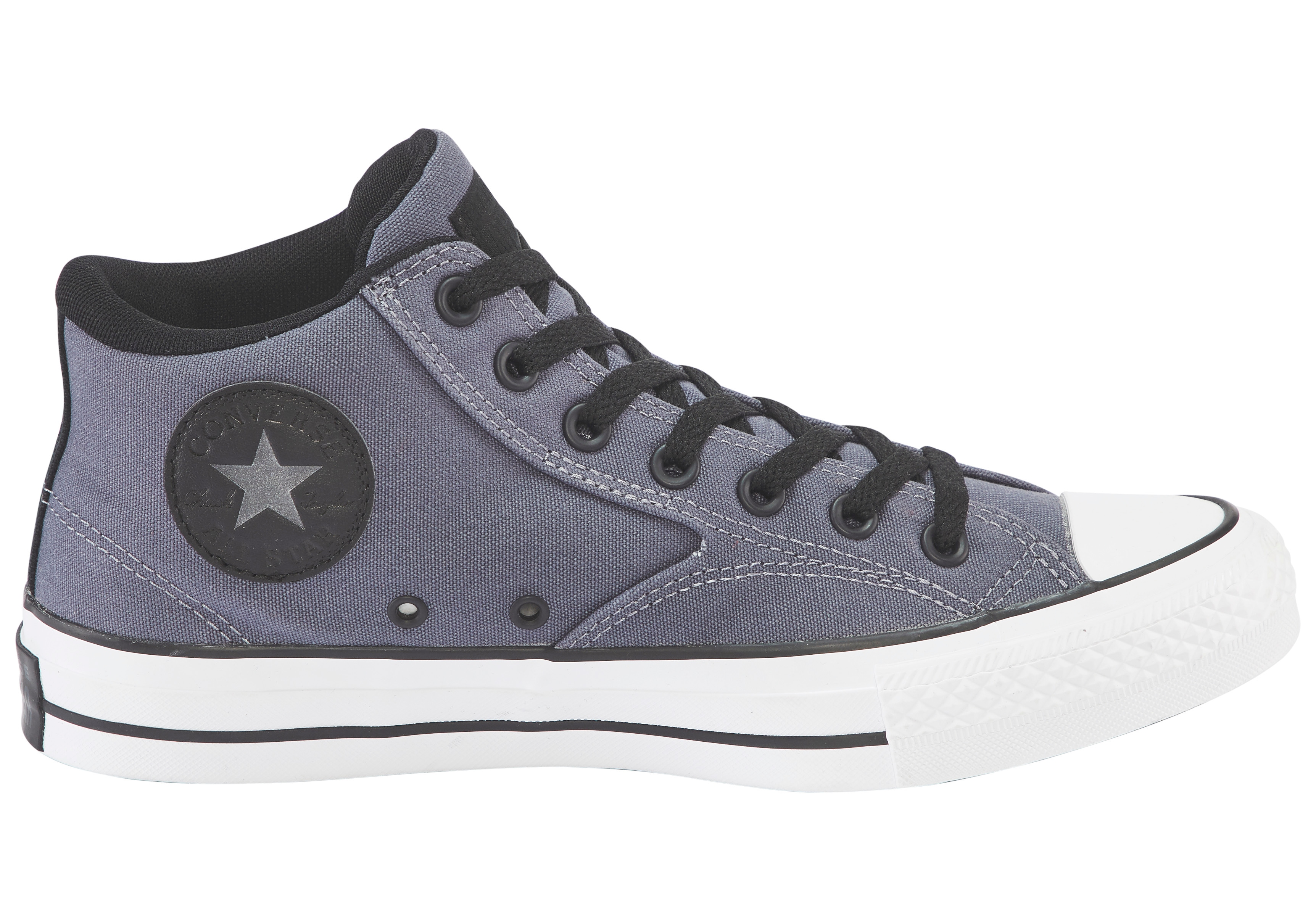Sneaker CONVERSE "CHUCK TAYLOR ALL STAR MALDEN STREET", Herren, Gr. 42,5, cold stare, schwarz, weiß, Textil, Schuhe Sneaker, weite Passform