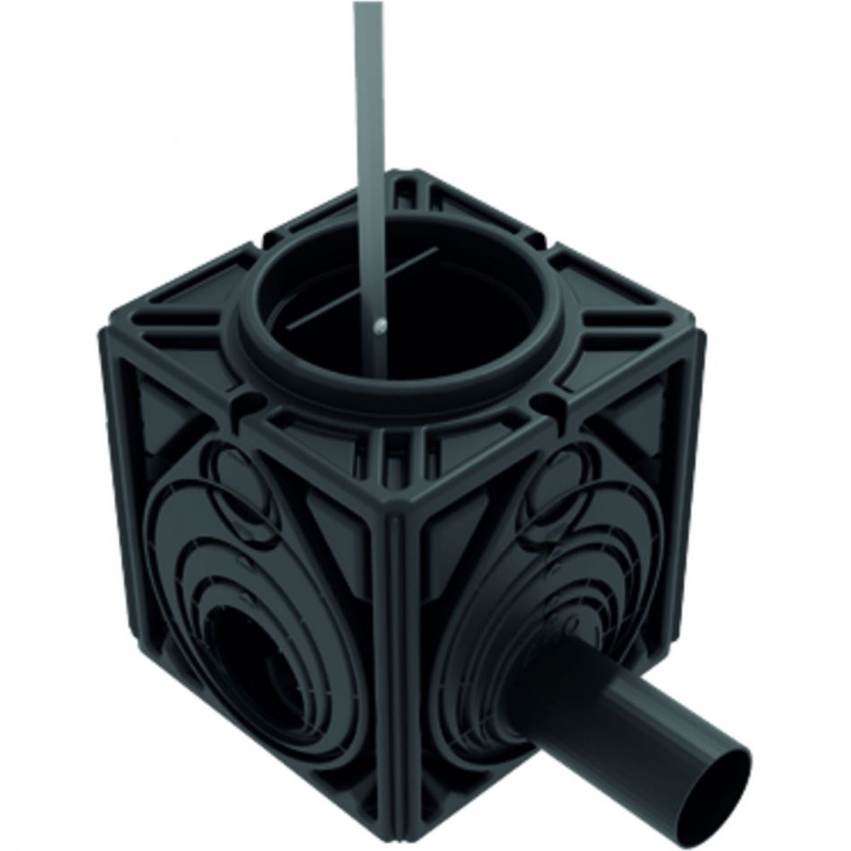 ACO Stormbrixx Blockrigole HD600 Inspektions- und Spülschacht mit integrierter Drossel, DN/OD 160 Image