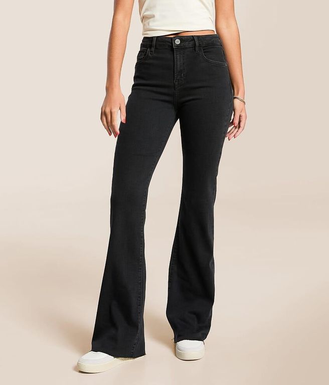 Happi Flare Stretch Jean - Black - Hidden Jeans Jeans