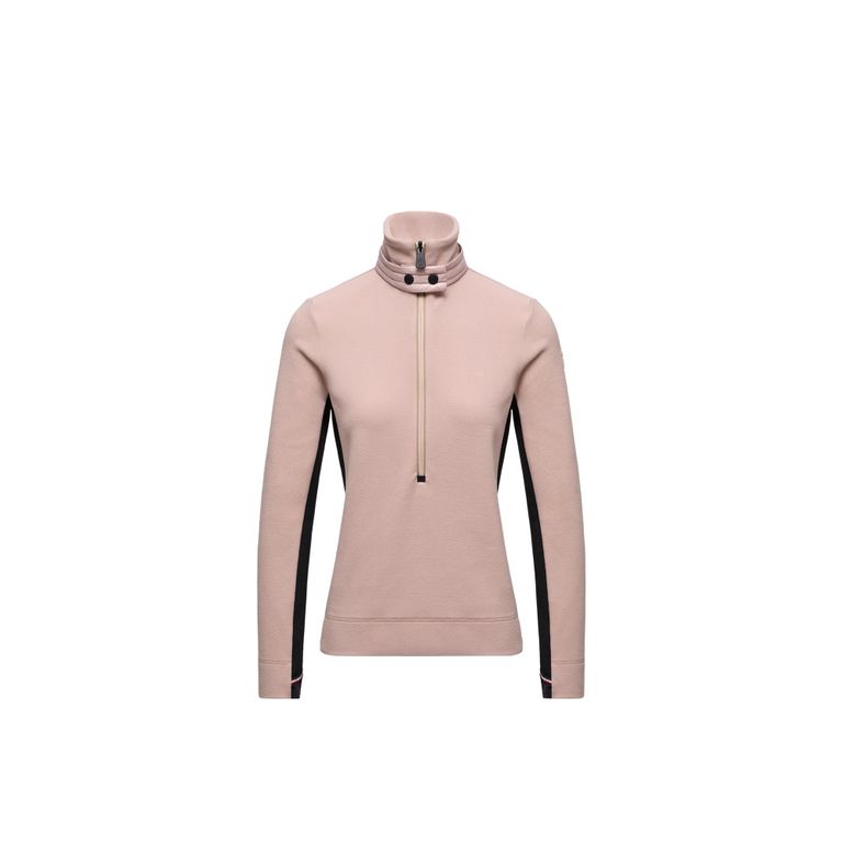 Half-Zip Sweatshirt - Black - Moncler Sweats