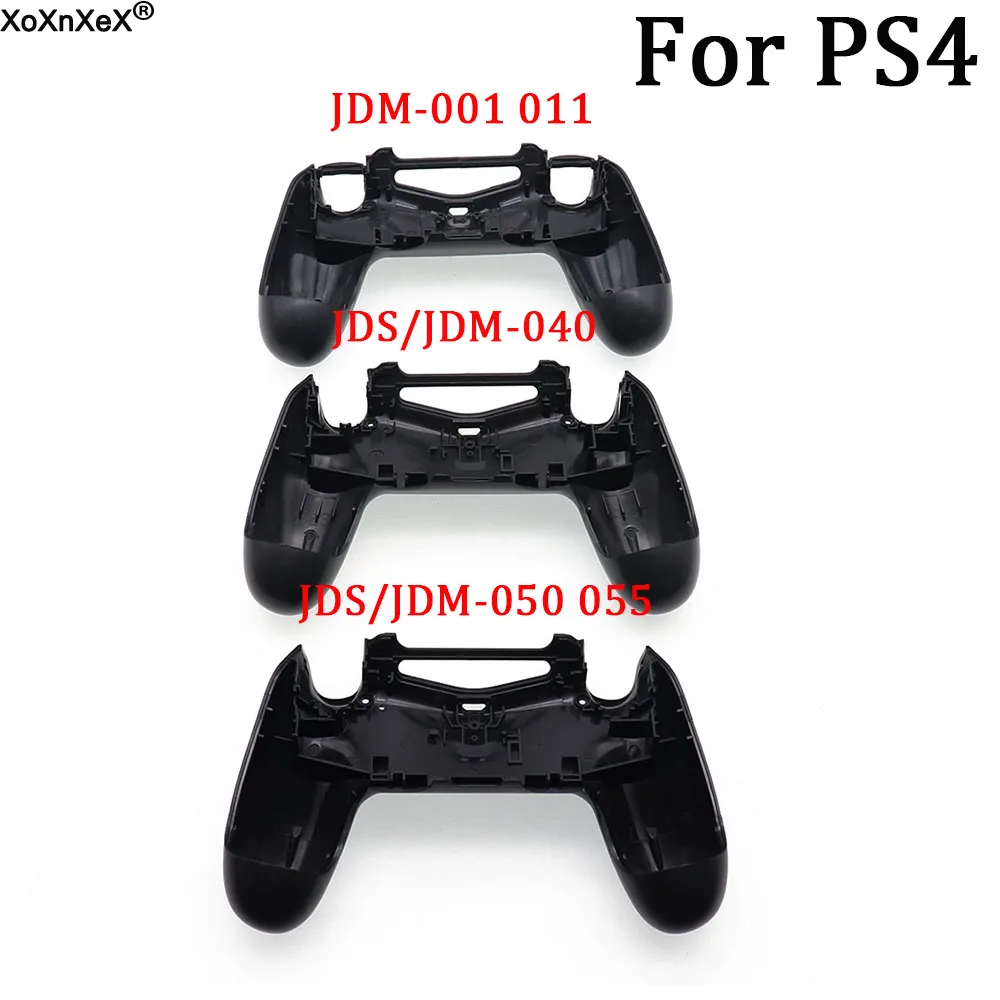 1PCS Gamepad Bottom Gehäuse Shell Für PS4 Wireless Controller Weiß Schwarz Zurück Fall Für PS4 JDM JDS 001 011 040 050 055 Reparatur Image