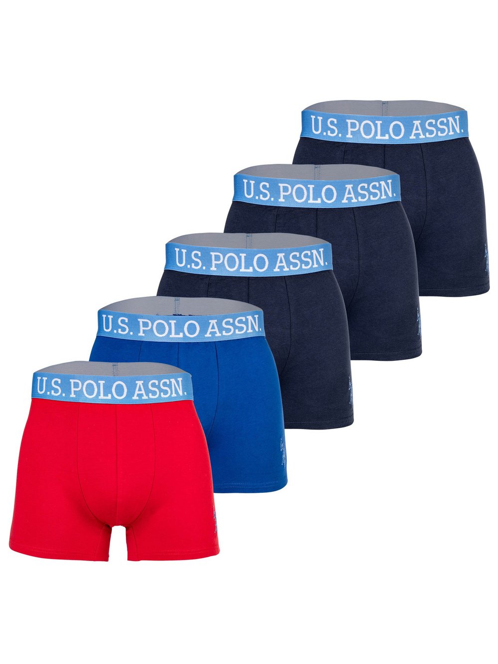 U.S. Polo Assn. Boxershort 5er Pack Herren mehrfarbig, XXL Image