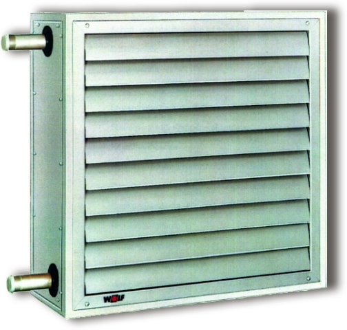 Wolf Luftheizer LH 25 Typ 2 - 400V Wärmetauscher Kupfer-Aluminium - 6523555 - LB37564 Image