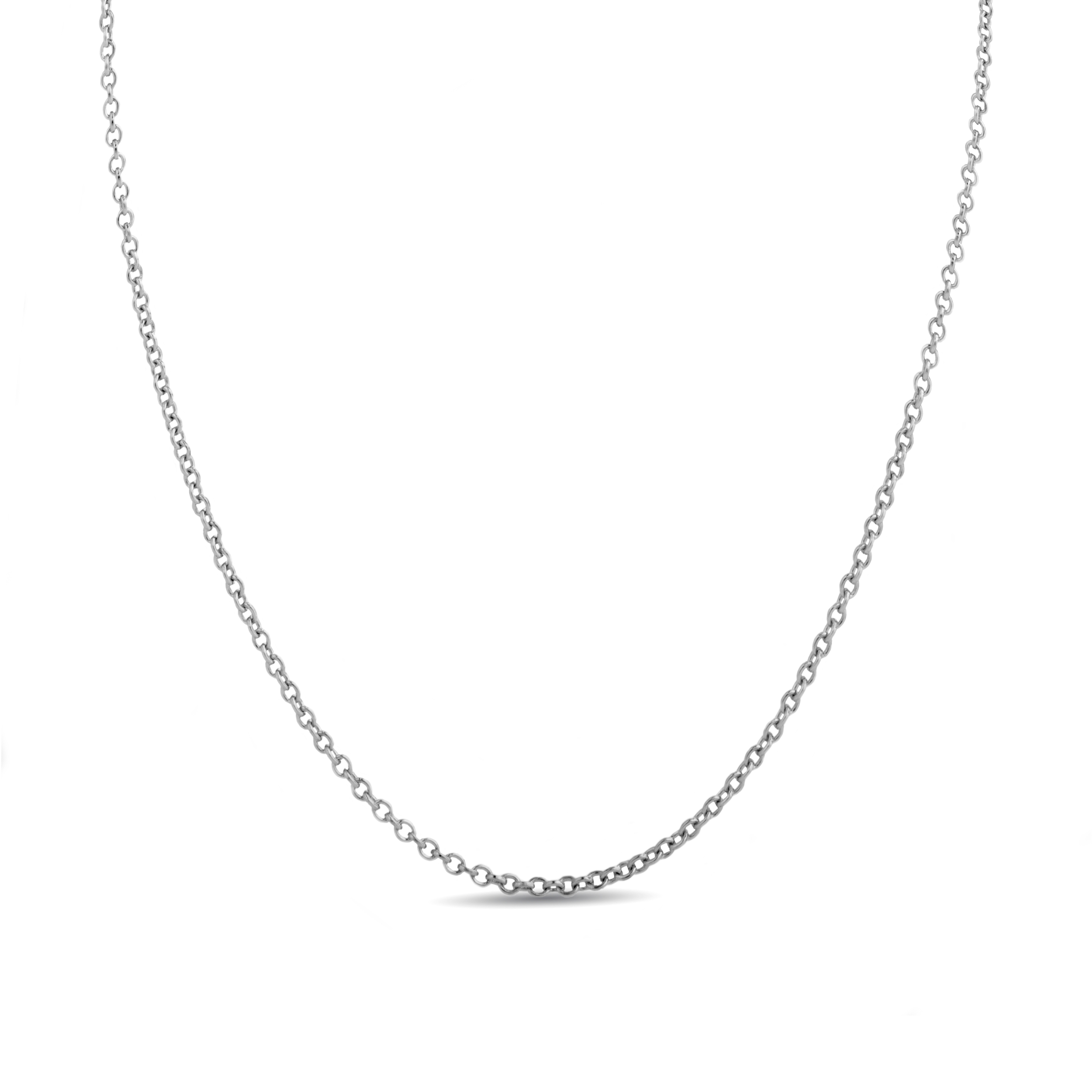 Luxenter 925 Sterling Silber Kette mit rhodinierter Oberfläche Image