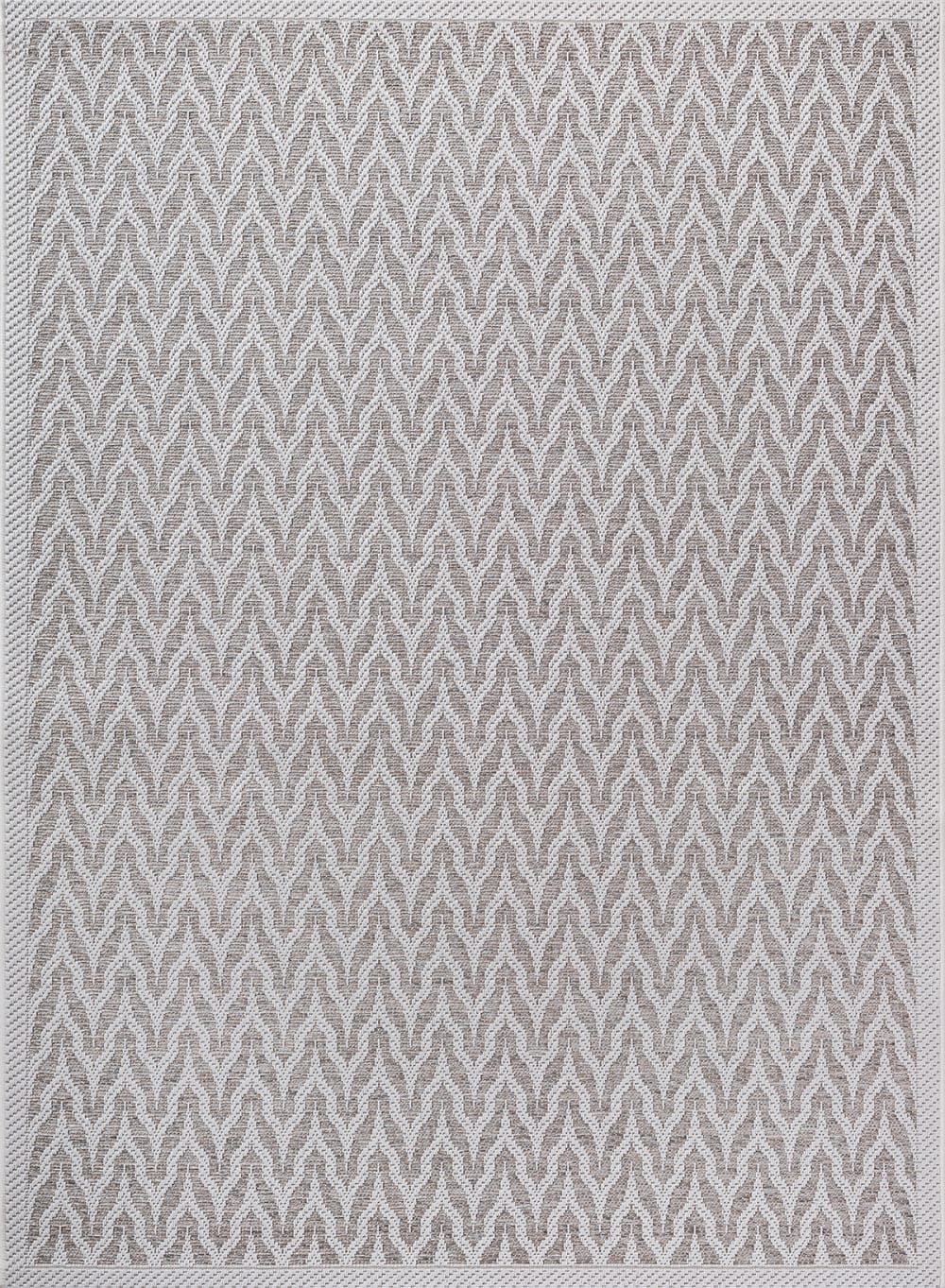 Tappeto da esterno design moderno, beige crema, 240 x 340 cm