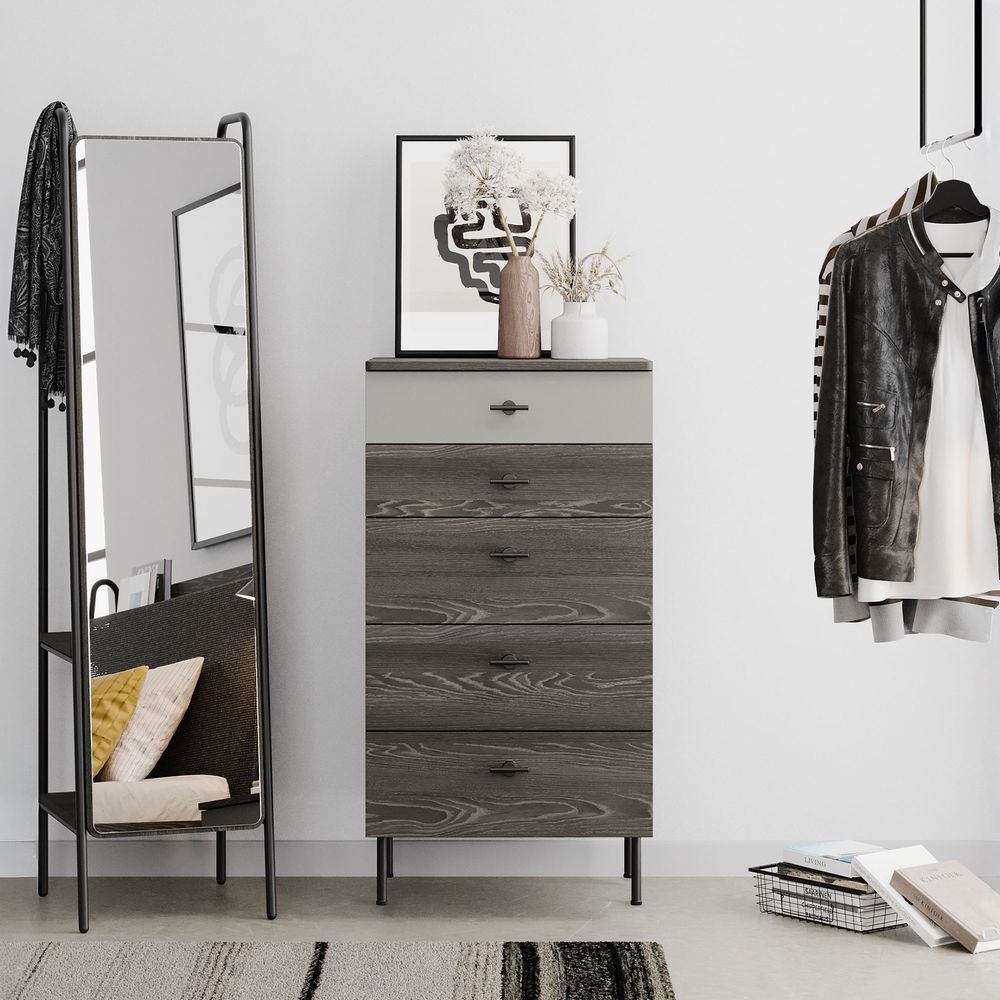 INFANSKIDS »Arwen« Kommode II Eicheoptik schwarz Image