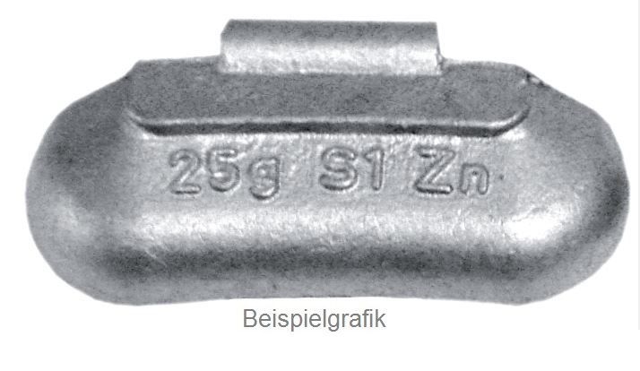 GEMATIC Zink-Auswuchtgewicht 25 Gramm VPE100 Auswuchtgewicht 10006 Image