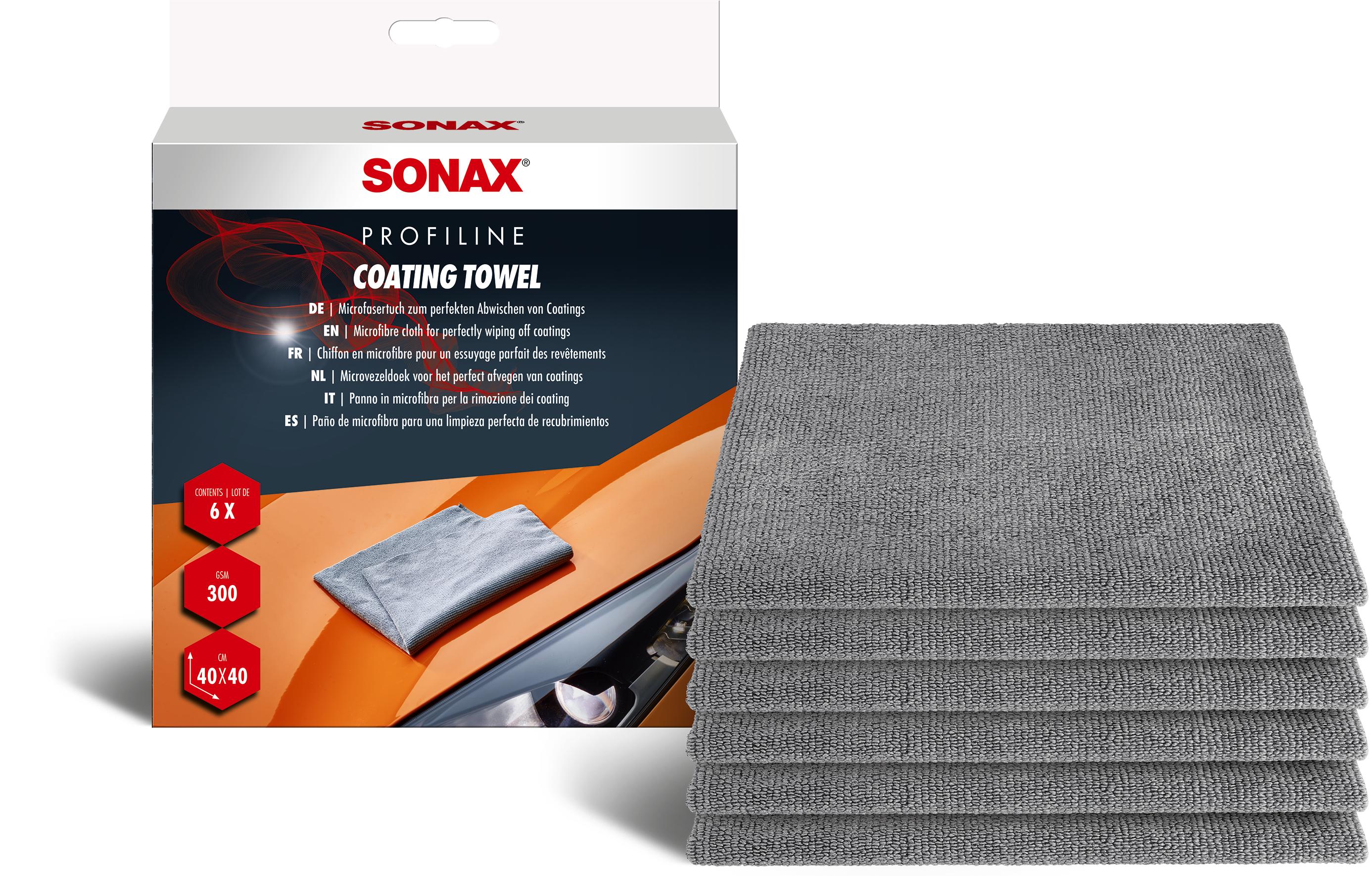 SONAX Coating Towel Reinigungstücher 6x 04511000 Image