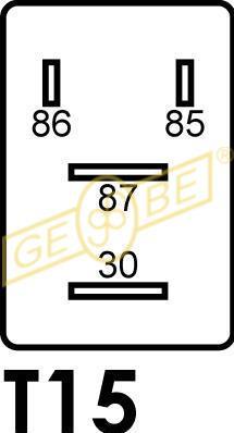 GEBE Relais, Arbeitsstrom 24V 9 9422 1 Image