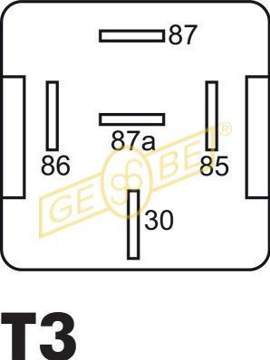 GEBE Relais, Arbeitsstrom 12V 9 9489 1 Image