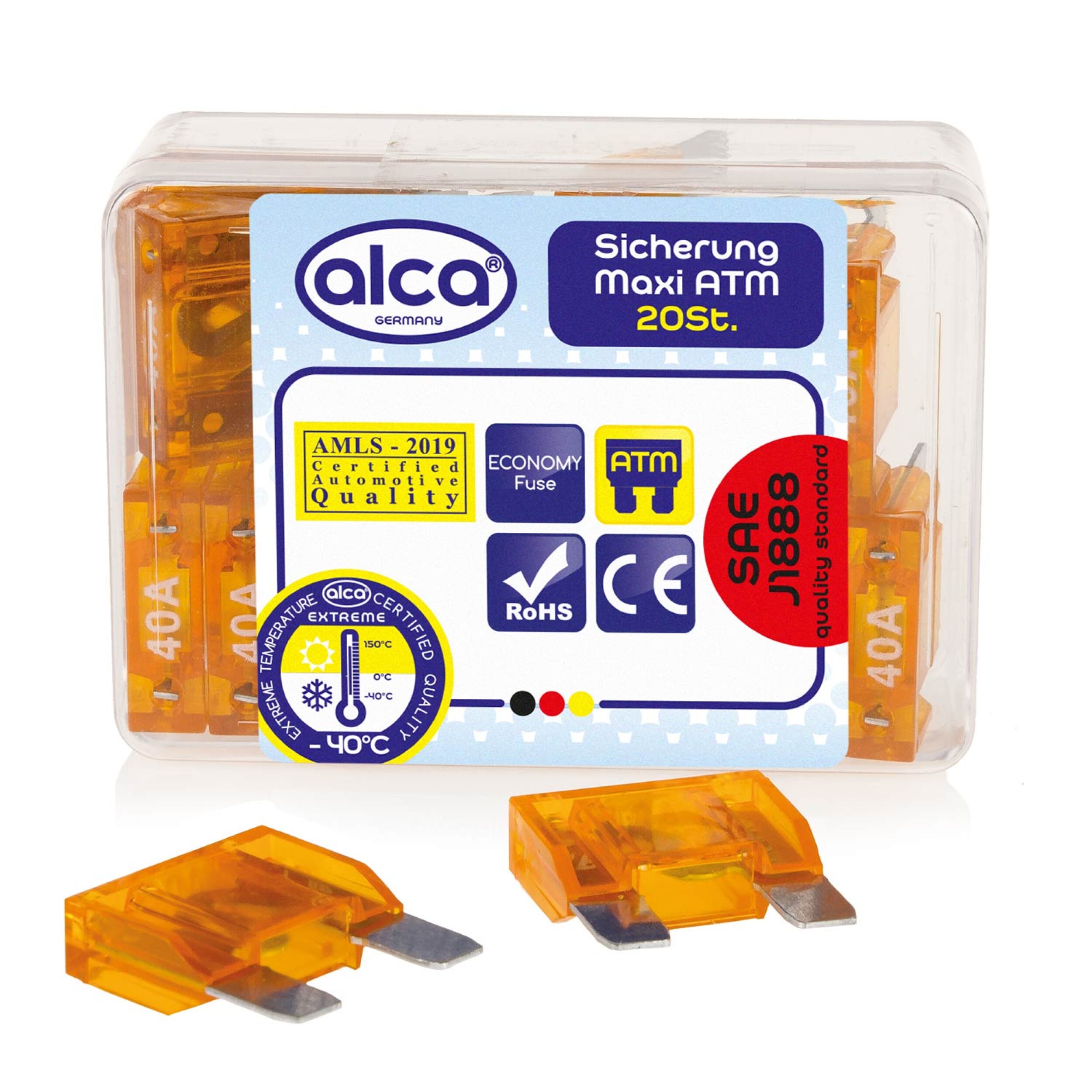 ALCA Maxi-Sicherung 40A; 20 St. Economy Box Sicherung 664200 Image