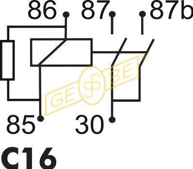 GEBE Relais, Arbeitsstrom 24V 9 9068 1 Image