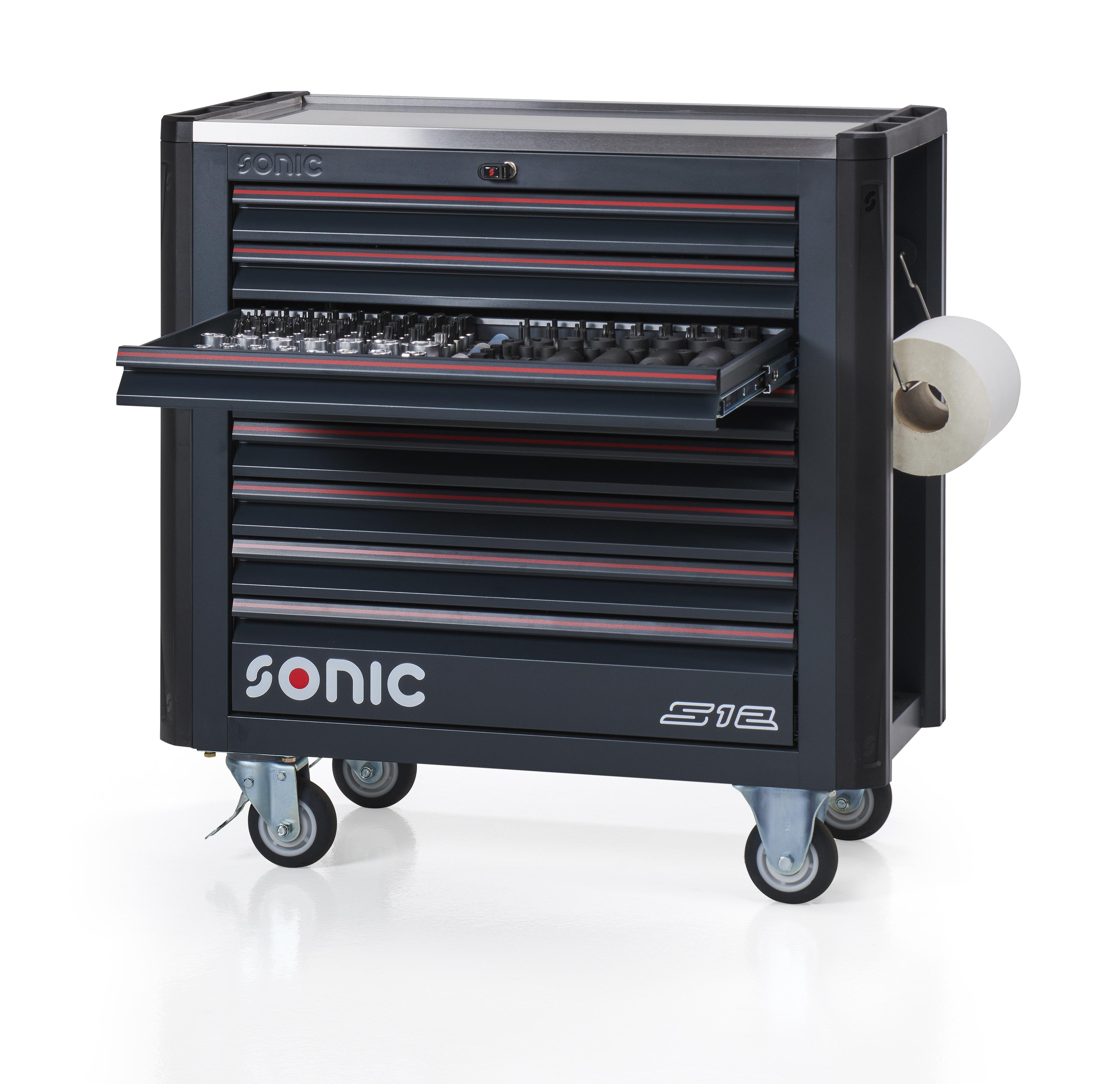 SONIC EQUIPMENT NEXT S12 Werkstattwagen 497-tlg. 749778 Werkstatt-Servicewagen Image