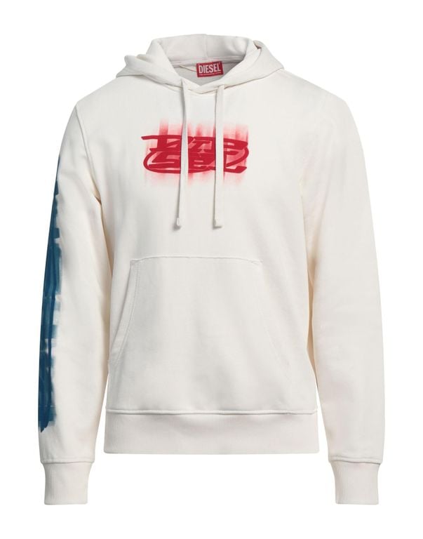 Ivory Sweatshirt Cotton, Polyester, Viscose, Elastane - White - DIESEL Sweats