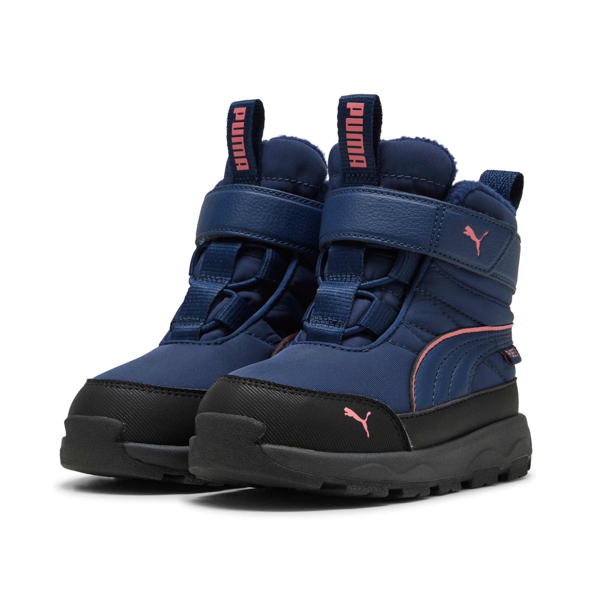 Winterboots PUMA "EVOLVE BOOT PURETEX AC+INF", Kinder, Gr. 27, persian blau, pinkscape, Textil, Schuhe Winterboots, Snowboots, Winterstiefel, Winterschuhe, für Kinder, wasserdicht