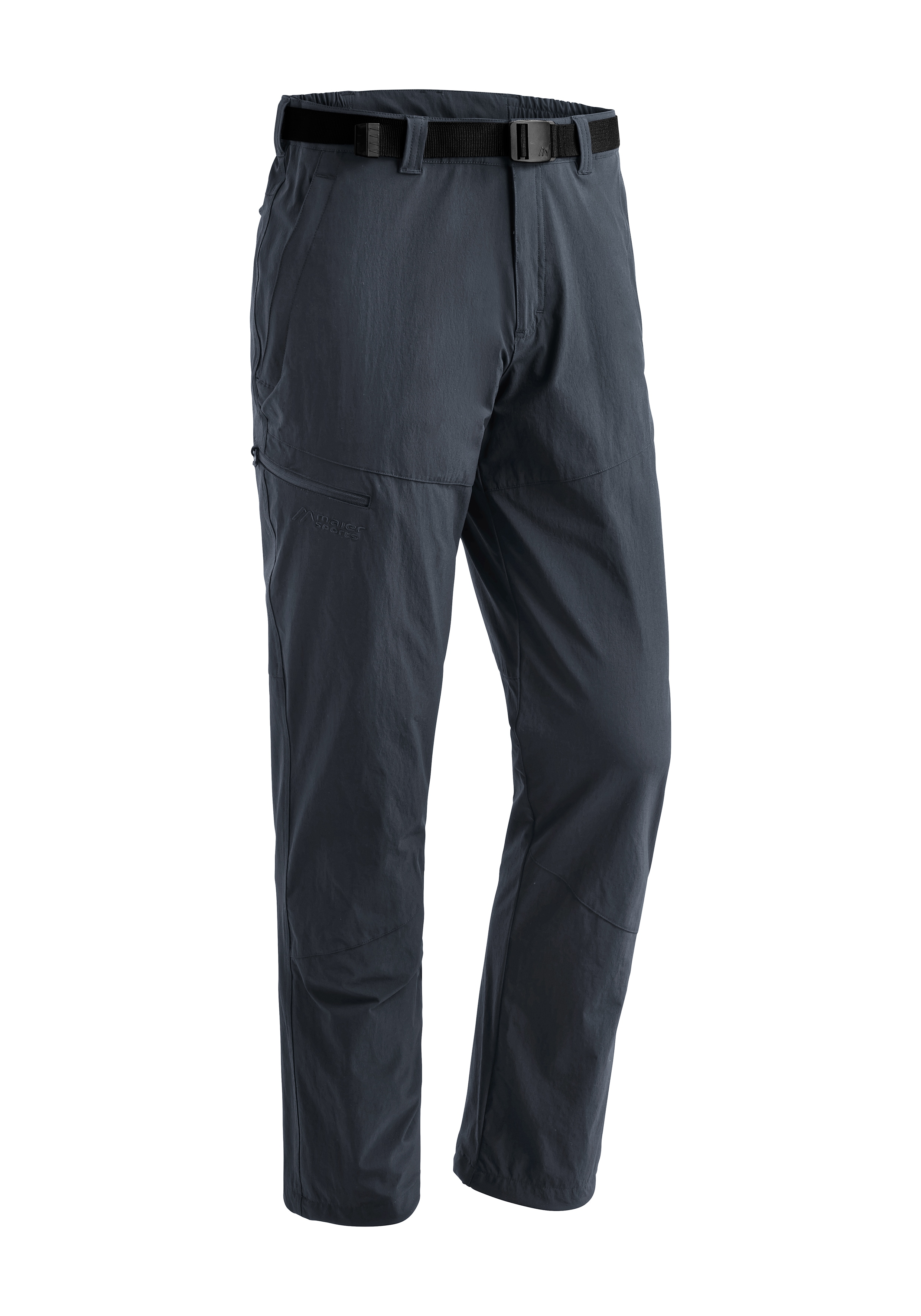 Outdoorhose MAIER SPORTS "Nil Winter", Herren, Gr. 68, Normalgrößen, grau, 90% Polyamid, 10% Elasthan, Hosen, Herren Winter Wanderhose, Funktionshose mit Netzinnenfutter Image