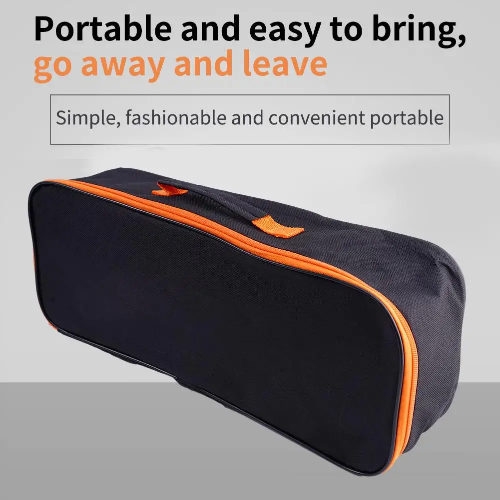 Sac à outils portable multifonctionnel, sac de rangement pour gril Oxford, trousse à outils d'urgence, petit sac à outils en métal, outils d'électricien