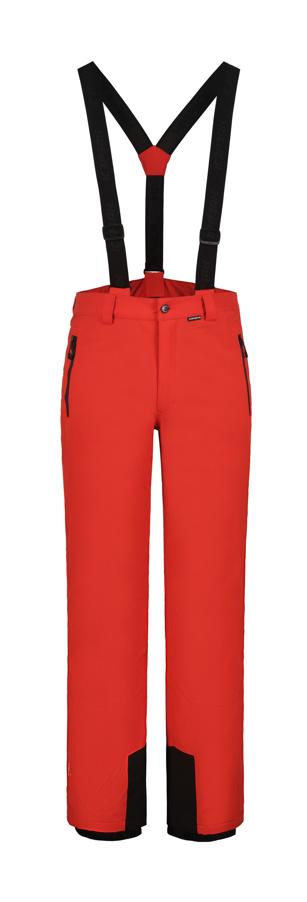 Skihose ICEPEAK "ICEPEAK FREIBERG", Herren, Gr. 54, N-Gr, coral, rot, Obermaterial: 94% Polyester, 6% Elasthan. Futter: 94% Polyester, 6% Elasthan. Wattierung: 100% Polyester, Hosen Image
