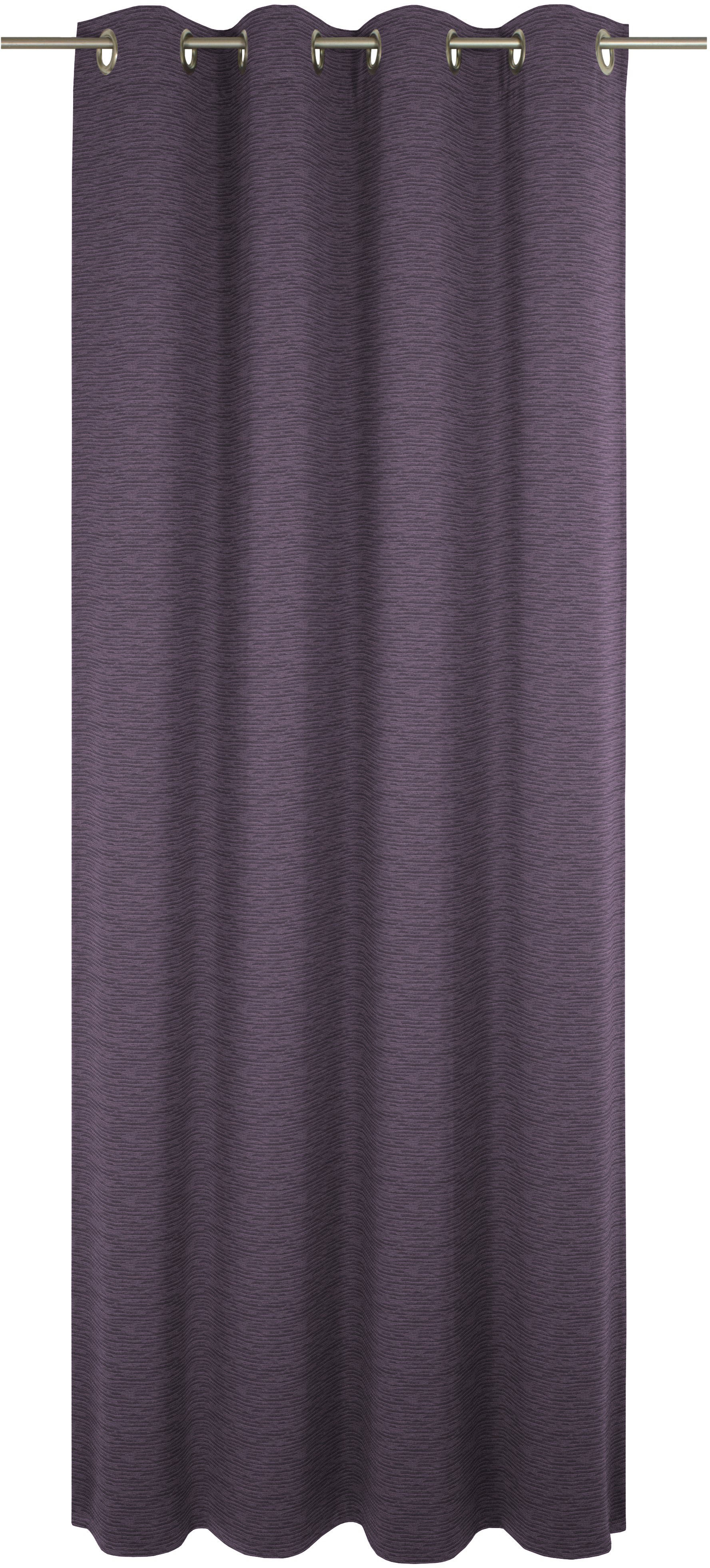 Vorhang WIRTH "Trondheim B", lila (beere), B:132cm H:185cm, Polyacryl, Gardinen, nach Maß Image