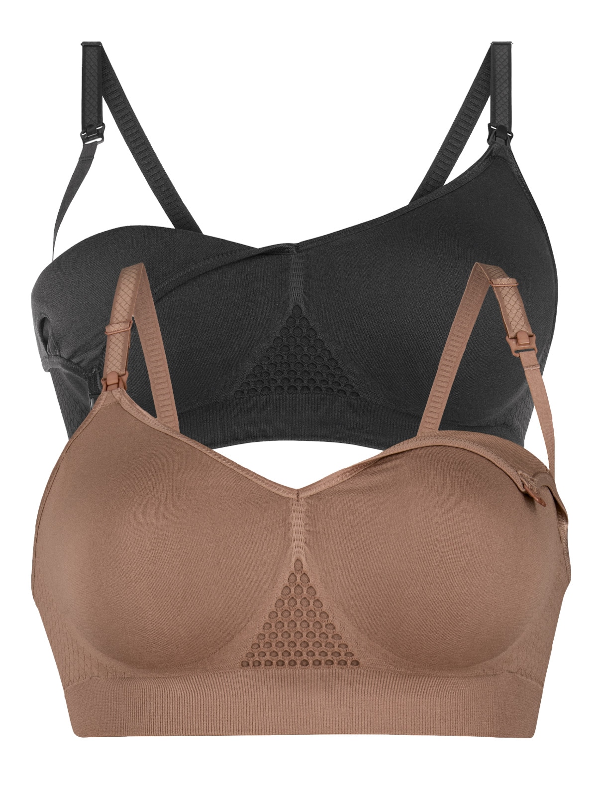 Still-BH ANITA MATERNITY "Seamless", Damen, Gr. XL, N-Gr, multi color, Microtouch, Obermaterial: 92% Polyamid, 8% Elasthan, unifarben, BHs, herausnehmbare Cups, doppellagig, extra Halt, bequem, weich, bügellos Image