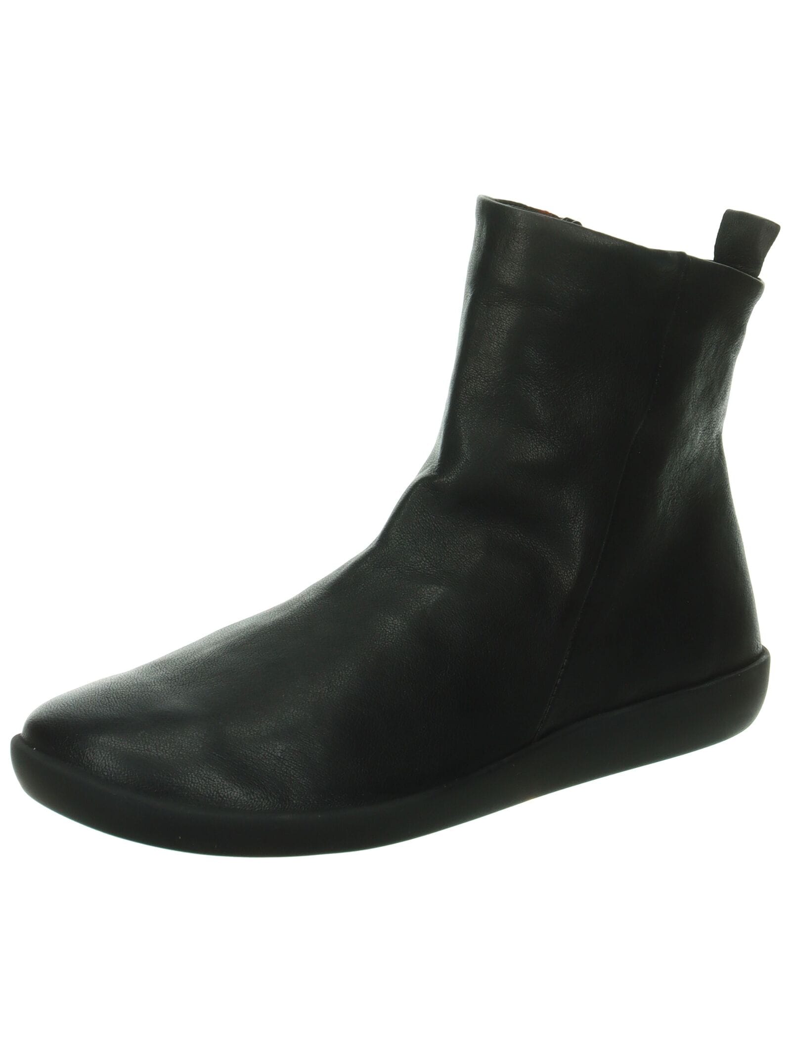 Stiefelette THINK "Think Stiefelette Nappaleder", Damen, Gr. 36,5, schwarz, Nappaleder, Schuhe Stiefelette