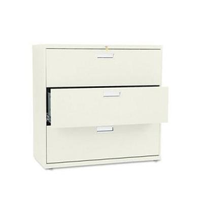 HON 600 Series 3-Drawer Lateral File, Letter/Legal - Putty
