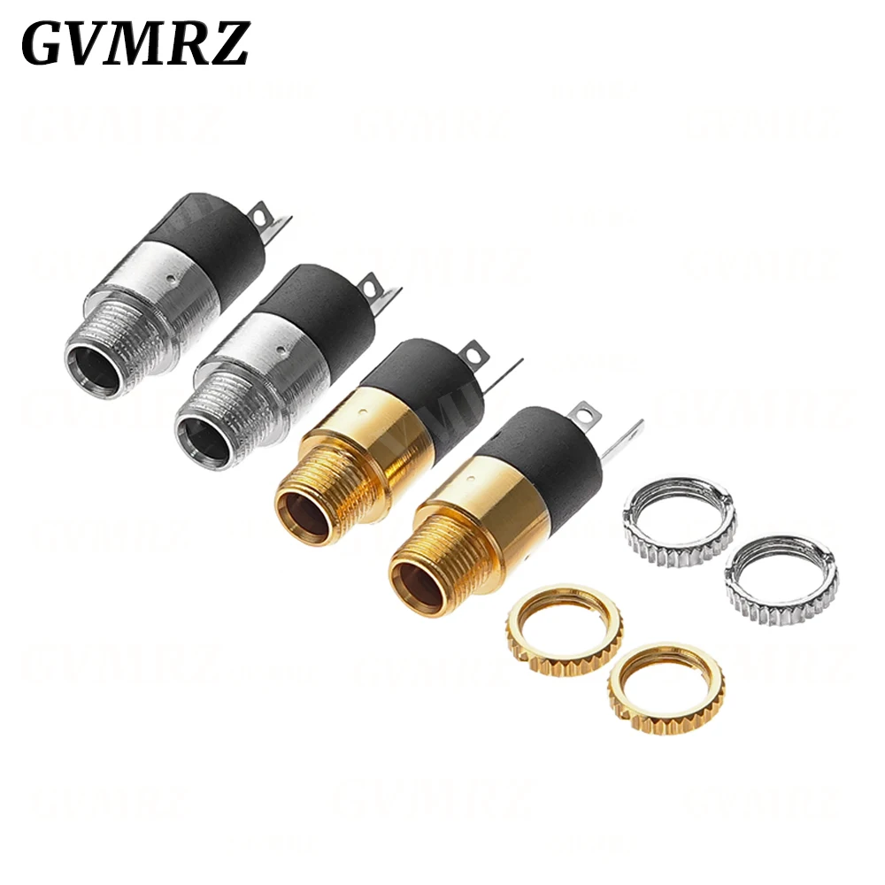 5PCS 3,5 MM Zylindrische Buchse PJ-392 Stereo Buchse Jack Mit Schraube 3,5 Audio Video Kopfhörer Stecker PJ392 VERGOLDET Image