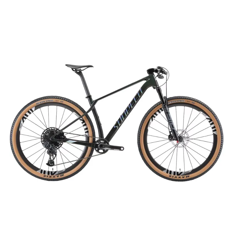12-Gang SUNPEED ROCK Carbon-Mountainbike mit ferngesteuerter Gabel 29-Zoll-Fahrrad Image