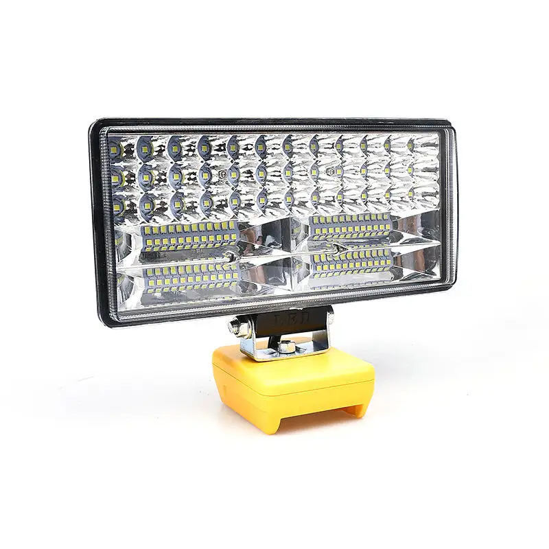 LED-Arbeitsleuchte für Dewalt 18 V/20 V Li-Ionen-Akku, 35 W, 11800 lm, kabelloses Flutlicht für die Beleuchtung im Freien auf der Baustelle
