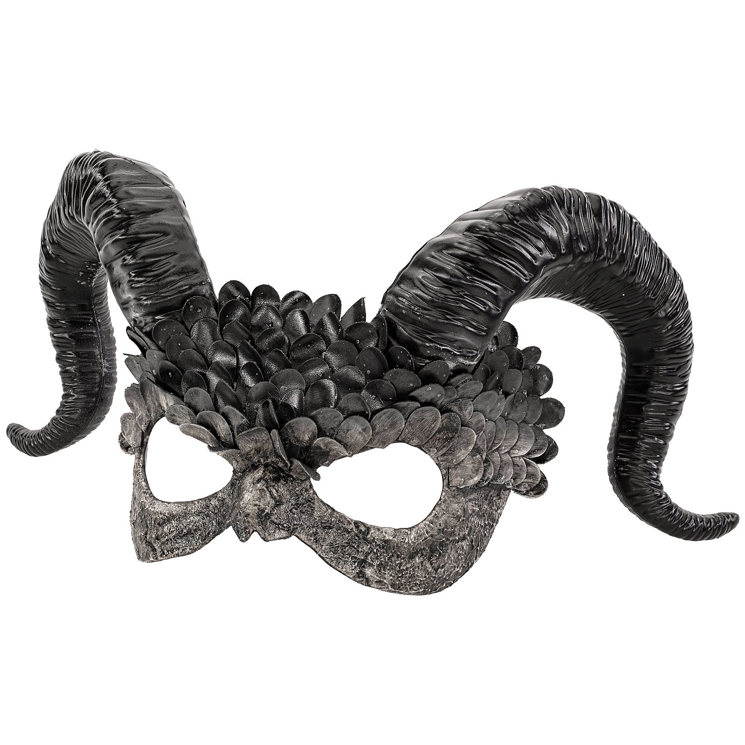 Maske Dämon, schwarz Image