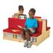 Jonti-Craft® Reading Bench in Red | 23.5 H x 42 W x 36 D in | Wayfair 37560JC