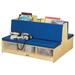 Jonti-Craft® Reading Bench in Blue | 23.5 H x 42 W x 36 D in | Wayfair 37580JC