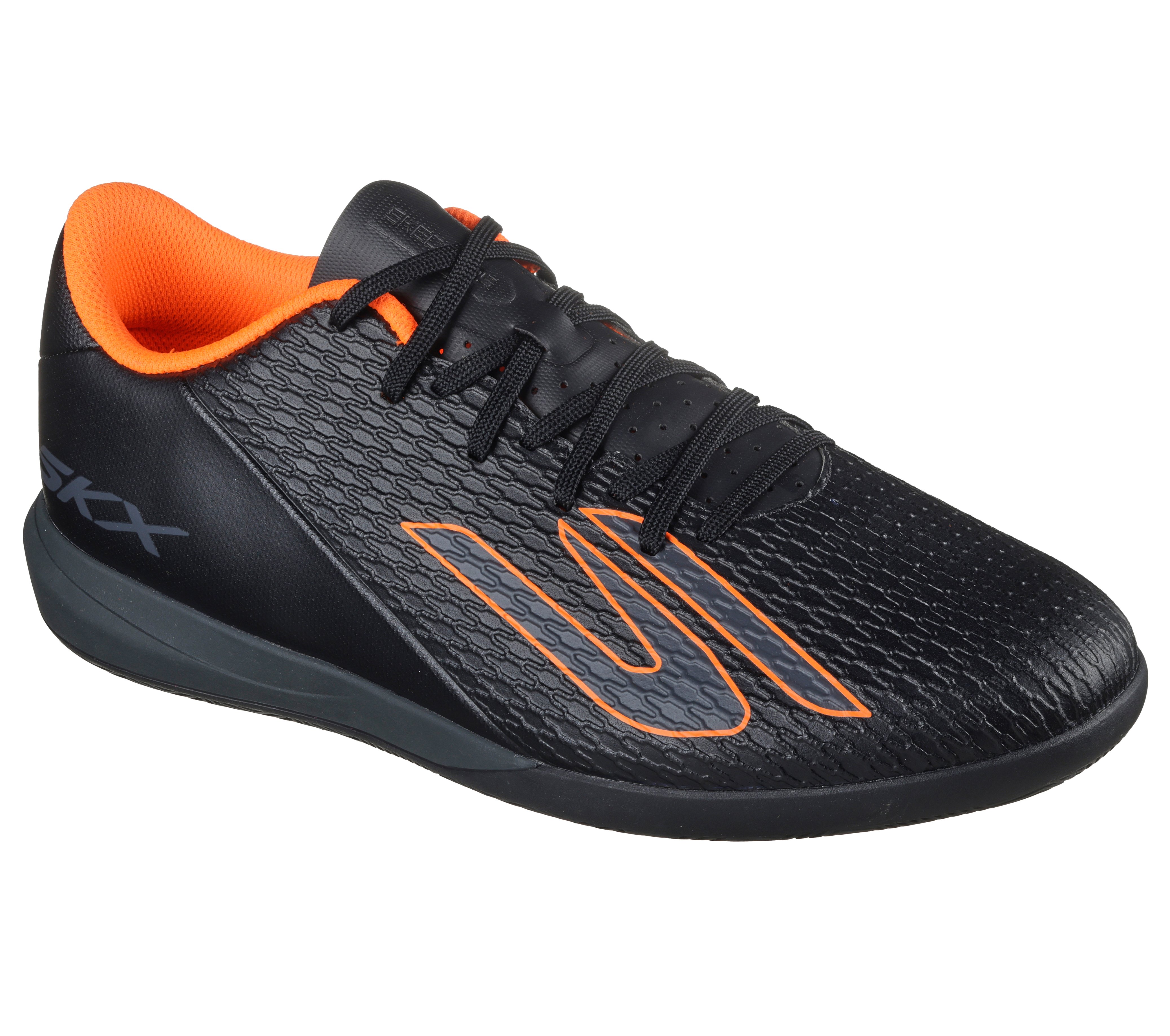 Fußballschuh SKECHERS "CLUB IC, Go Soccer Mens, Skechers Skx_2 Club Ic", Damen, Gr. 45, bkor schwarz, Schuhe Fußballschuh, Hallenfußballschuh mit leichter Skechers Move Foam™-Dämpfung