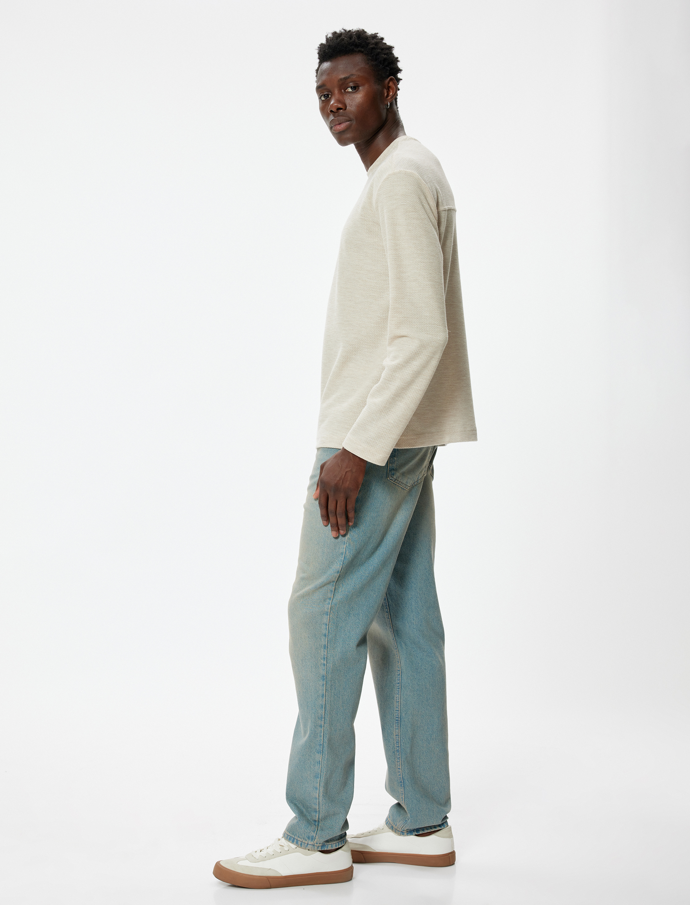 Koton Sweater Rundhalsausschnitt Regular Sweater Image