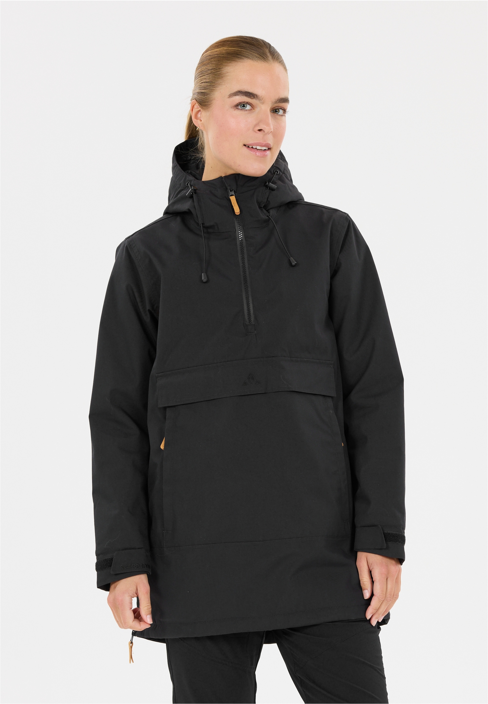 Outdoorjacke WHISTLER "Lonato", Damen, Gr. 42, schwarz, 65% Polyester, 35% Baumwolle, unifarben, normal, ohne Ausschnitt, Jacken, mit wasserdichter Membran Image