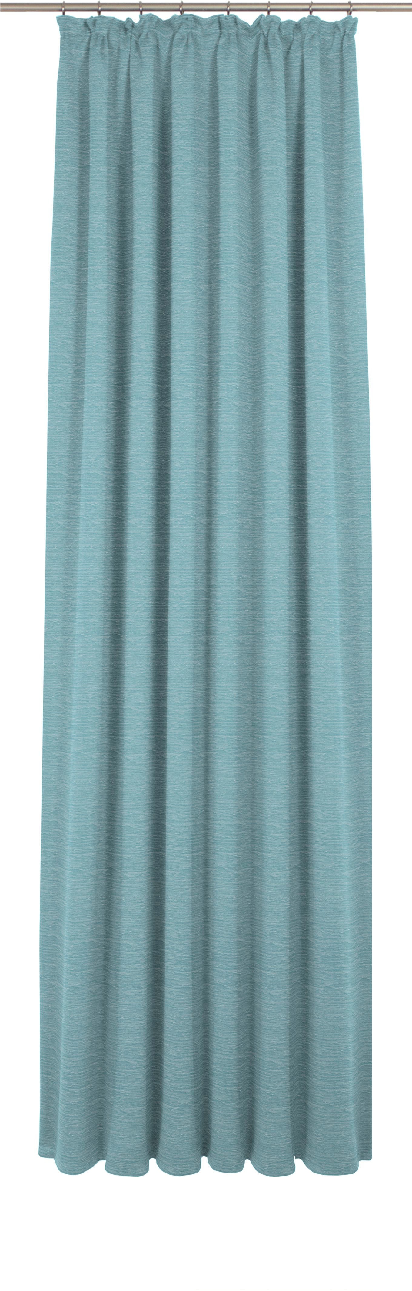 Vorhang WIRTH "Trondheim B", blau (hellblau), B:132cm H:195cm, Polyacryl, Gardinen, nach Maß Image