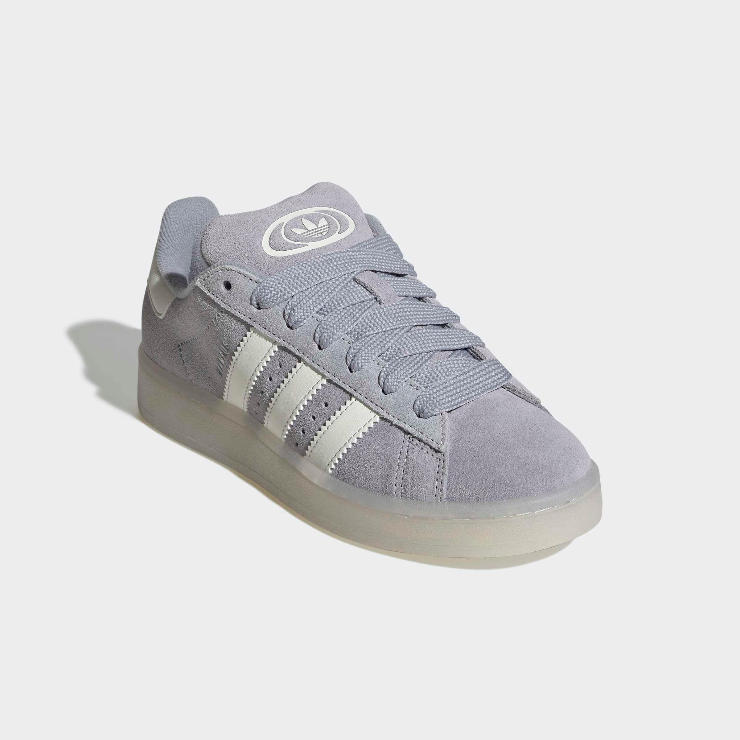 Sneaker ADIDAS ORIGINALS "CAMPUS 00S", Gr. 37, halo silber, sanftes weiß, dash grau, Leder, Schuhe Sneaker