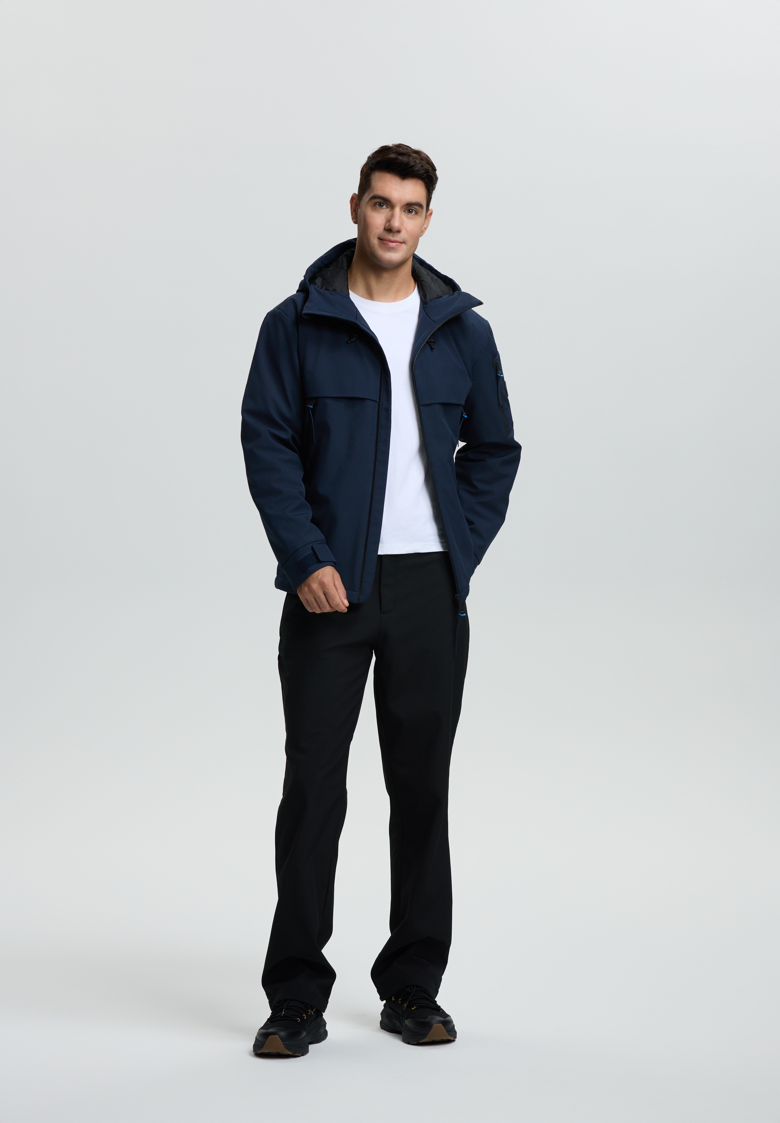 Softshelljacke LUHTA "HUKKALA", Herren, Gr. 60, dunkelblau, Obermaterial: 95% Polyester, 5% Elasthan, Jacken Image