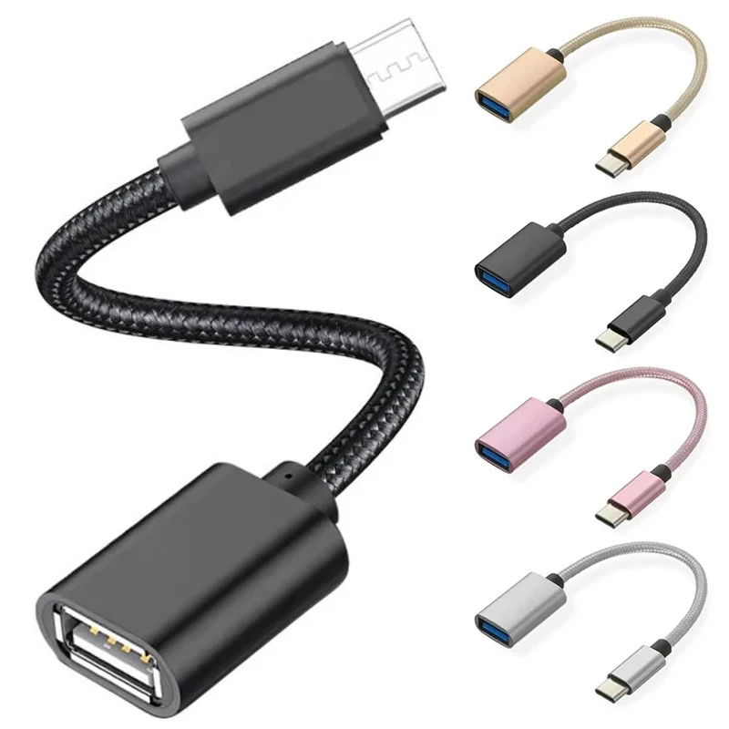 Cavo adattatore USB OTG USB 3.0 tipo C maschio a USB A femmina Adattatore cavo dati USB OTG per telefoni cellulari Interfaccia USB C universale