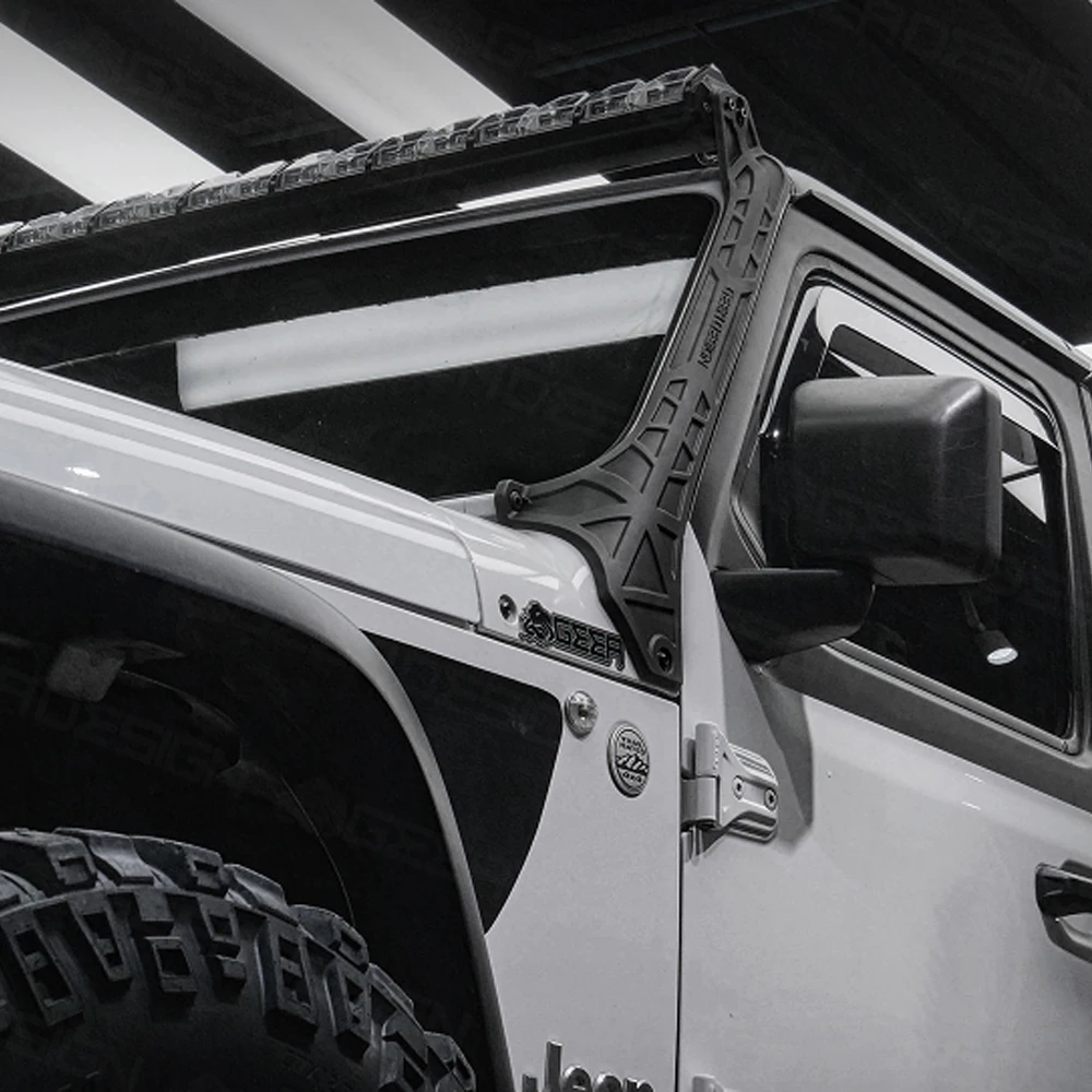 Für Jeep Wrangler JL 2018-2025 1 Paar Dach Halterung Für 52 "LED Licht Bar Aluminium Legierung JL1204