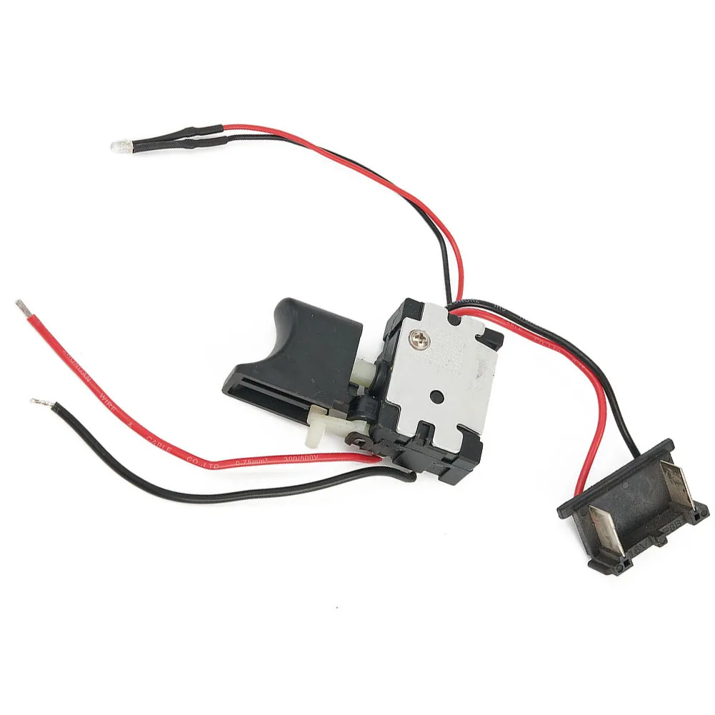 Nützlicher Geschwindigkeitsregelungsschalter, Teilzubehör, Schwarz, praktisch, einfache Installation, Funktion, Druckknopf-Auslöseschalter Image