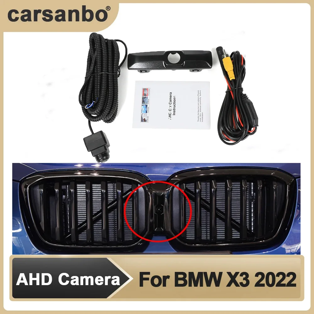Carsanbo Auto AHD Vorderansicht OEM Kamera Nachtsicht Fisheye Weitwinkel 150 ° Kamera für das Parkenüberwachungssystem Bmw 2022 x 3 Image