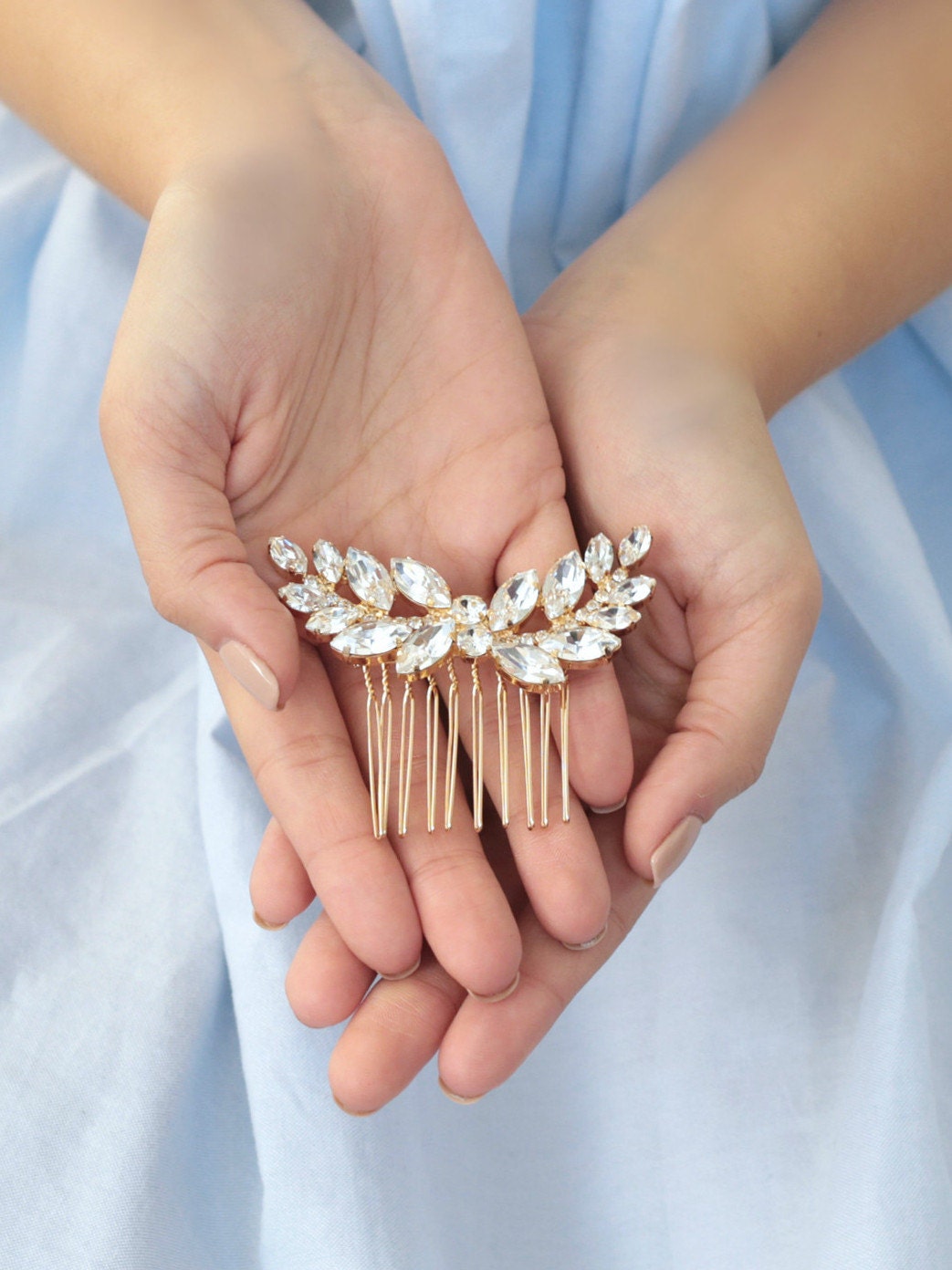 Pettine per capelli da sposa, pettine per capelli con cristalli, pettine per capelli con strass, accessori per capelli da sposa, pettine per capelli i