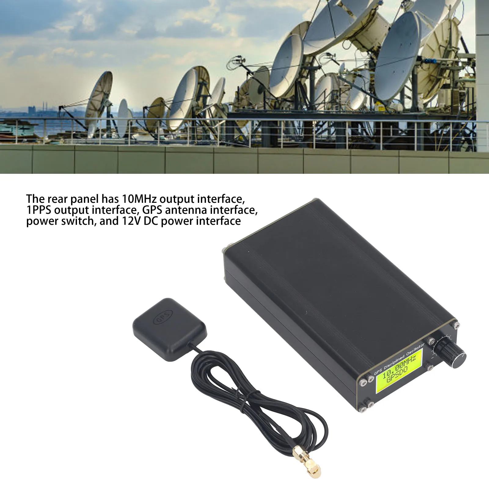 GPS Disziplinierter Oszillator OCXO 10 MHz Ausgang GPSDO GPS Disziplinierte Uhr DC12V GPS Oszillator GPS Disziplinierte Uhr Image