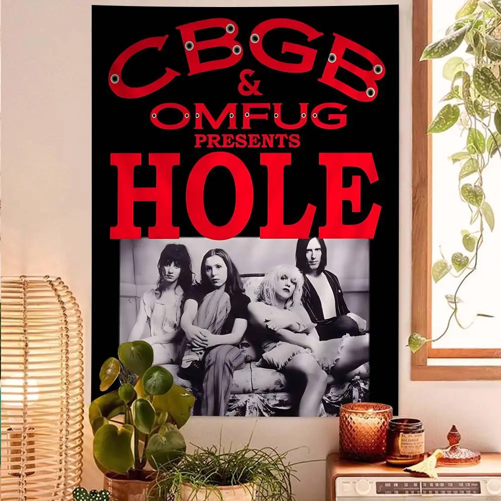 Bandloch bunter Wandteppich Wandbehang böhmische Wandteppiche Mandala Wandkunst Dekor Image