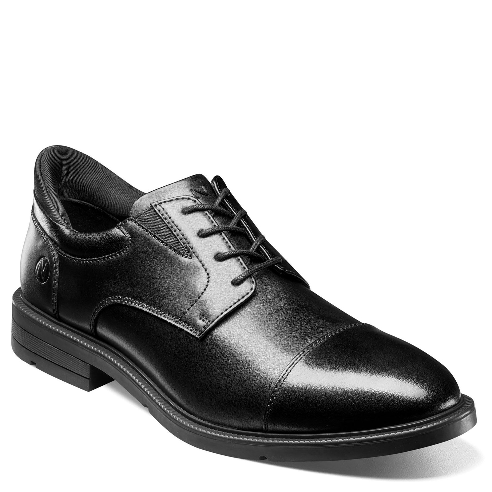 Nunn Bush Kore EZ Icon Cap Toe Oxford - Mens 10 Black Oxford W