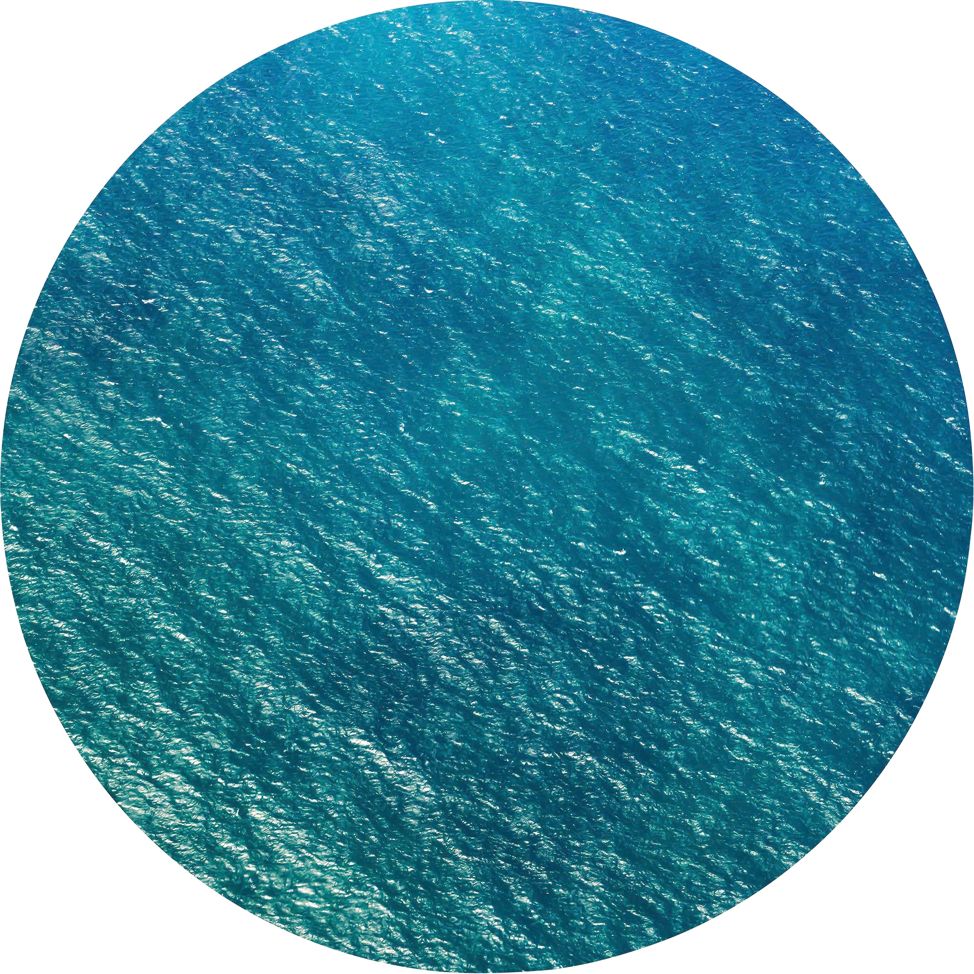 Fototapete KOMAR "Vlies selbstklebend - Calm - Größe 125 x 125 cm", blau, B:125m L:125m, Vlies, Tapeten, Wohnzimmer, Schlafzimmer