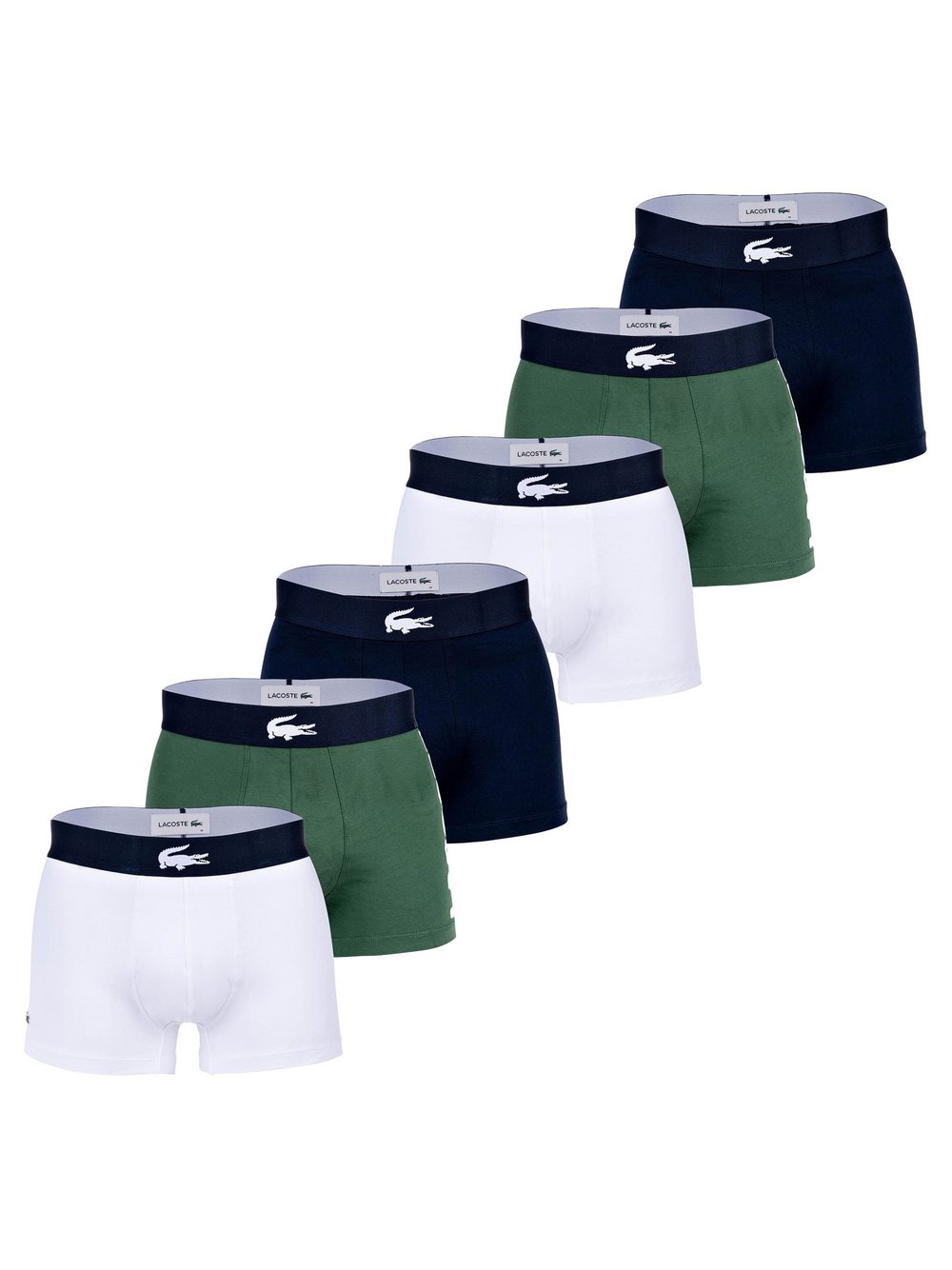 Lacoste Boxershort 6er Pack Herren mehrfarbig, M Image