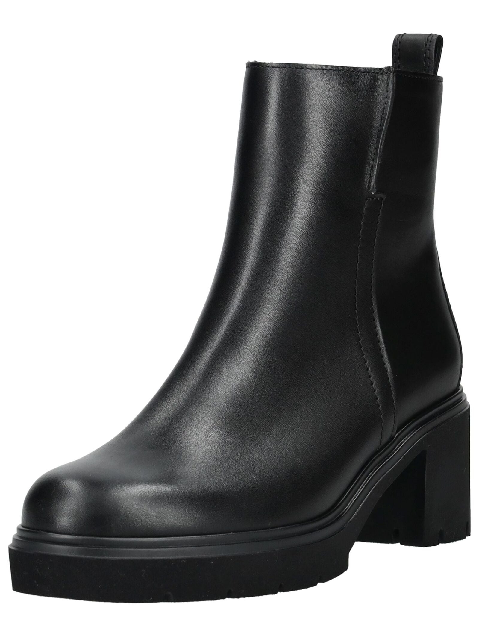 Stiefelette GABOR "Gabor Stiefelette Glattleder", Damen, Gr. 42, schwarz, Glattleder, Schuhe Stiefelette